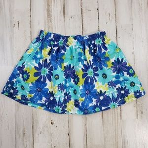 5/$25 Koala Kids Girls Skirt 2T Blue Green Floral AY1
